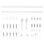 Puerta corredera con herrajes madera maciza de pino 100x210 cm de vidaXL, Puertas - Ref: Foro24-3203025, Precio: 234,20 €, De...
