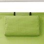 Tumbona doble con toldo textilene verde en Tumbonas | Comprar online en Foru.es