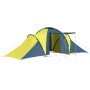 Tienda de campaña 6 personas azul y amarillo de vidaXL, Tiendas de campaña - Ref: Foro24-93185, Precio: 120,47 €, Descuento: %