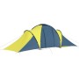 Tienda de campaña 6 personas azul y amarillo de vidaXL, Tiendas de campaña - Ref: Foro24-93185, Precio: 120,47 €, Descuento: %