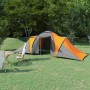 Tienda de campaña 6 personas tela gris y naranja de vidaXL, Tiendas de campaña - Ref: Foro24-93186, Precio: 140,77 €, Descuen...