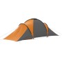 Tienda de campaña 6 personas tela gris y naranja de vidaXL, Tiendas de campaña - Ref: Foro24-93186, Precio: 140,77 €, Descuen...
