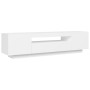 Mueble para TV con luces LED blanco 160x35x40 cm de vidaXL, Muebles TV - Ref: Foro24-804427, Precio: 98,84 €, Descuento: %