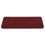 Alfombrilla autoadhesiva de escalera 15 uds rojo 65x24,5x3,5 cm de vidaXL, Alfombrillas para escalones - Ref: Foro24-343480, ...
