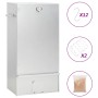 Horno ahumador astillas madera acero galvanizado 44,5x29x83 cm de vidaXL, Barbacoas - Ref: Foro24-364746, Precio: 137,34 €, D...