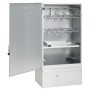 Horno ahumador astillas madera acero galvanizado 44,5x29x83 cm de vidaXL, Barbacoas - Ref: Foro24-364746, Precio: 137,34 €, D...