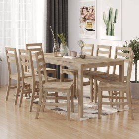 Sillas de comedor 8 unidades madera maciza de acacia en Sillas de comedor | Comprar online en Foru.es