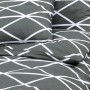 Juego de funda nórdica algodón gris 200x200 cm de vidaXL, Fundas de nórdico - Ref: Foro24-136050, Precio: 24,78 €, Descuento: %