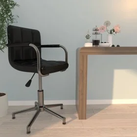 Silla de oficina giratoria de cuero sintético negro de vidaXL, Sillas de oficina - Ref: Foro24-334750, Precio: 99,49 €, Descu...