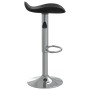 Taburete de cocina 2 uds acero cromado cuero artificial negro de vidaXL, Taburetes de cocina - Ref: Foro24-335090, Precio: 98...