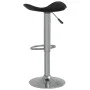 Taburete de cocina 2 uds acero cromado cuero artificial negro de vidaXL, Taburetes de cocina - Ref: Foro24-335090, Precio: 96...