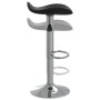 Taburete de cocina 2 uds acero cromado cuero artificial negro de vidaXL, Taburetes de cocina - Ref: Foro24-335090, Precio: 98...