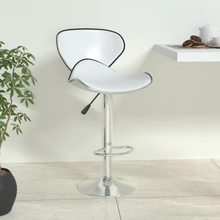 Weißer Küchenhocker aus Kunstleder von vidaXL, Küchenhocker - Ref: Foro24-335129, Preis: 84,03 €, Rabatt: %
