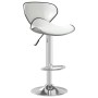 Taburete de cocina cuero sintético blanco de vidaXL, Taburetes de cocina - Ref: Foro24-335129, Precio: 85,50 €, Descuento: %