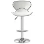 Weißer Küchenhocker aus Kunstleder von vidaXL, Küchenhocker - Ref: Foro24-335129, Preis: 84,03 €, Rabatt: %