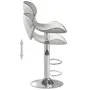 Weißer Küchenhocker aus Kunstleder von vidaXL, Küchenhocker - Ref: Foro24-335129, Preis: 84,03 €, Rabatt: %