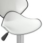 Taburete de cocina cuero sintético blanco de vidaXL, Taburetes de cocina - Ref: Foro24-335129, Precio: 85,50 €, Descuento: %