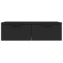 Armario de pared madera de ingeniería negro 68x30x20 cm de vidaXL, Estantes y estanterías - Ref: Foro24-811395, Precio: 69,39...