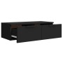 Armario de pared madera de ingeniería negro 68x30x20 cm de vidaXL, Estantes y estanterías - Ref: Foro24-811395, Precio: 69,39...
