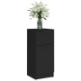Aparador de madera contrachapada negro 30x30x70 cm de vidaXL, Aparadores - Ref: Foro24-811118, Precio: 112,51 €, Descuento: %