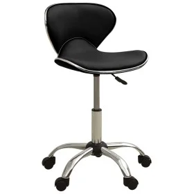 Silla de oficina de cuero sintético negra de vidaXL, Sillas de oficina - Ref: Foro24-3088626, Precio: 82,85 €, Descuento: %