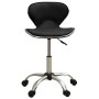 Silla de oficina de cuero sintético negra de vidaXL, Sillas de oficina - Ref: Foro24-3088626, Precio: 84,20 €, Descuento: %