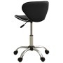 Silla de oficina de cuero sintético negra de vidaXL, Sillas de oficina - Ref: Foro24-3088626, Precio: 84,20 €, Descuento: %
