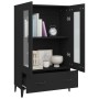 Aparador de madera de ingeniería negro 70x31x115 cm de vidaXL, Aparadores - Ref: Foro24-812556, Precio: 87,30 €, Descuento: %