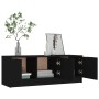 Mueble de TV madera contrachapada negro 102x35x36,5 cm de vidaXL, Muebles TV - Ref: Foro24-811359, Precio: 81,15 €, Descuento: %