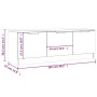Mueble de TV madera contrachapada negro 102x35x36,5 cm de vidaXL, Muebles TV - Ref: Foro24-811359, Precio: 81,15 €, Descuento: %