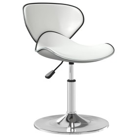 Silla de comedor de cuero sintético blanco de vidaXL, Sillas de comedor - Ref: Foro24-3088595, Precio: 81,78 €, Descuento: %