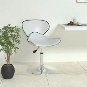 White synthetic leather kitchen stool by vidaXL, Kitchen stools - Ref: Foro24-335109, Price: 80,30 €, Discount: %