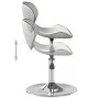 White synthetic leather kitchen stool by vidaXL, Kitchen stools - Ref: Foro24-335109, Price: 80,30 €, Discount: %