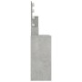 Tocador con LED color gris hormigón 86,5x35x136 cm de vidaXL, Tocadores para dormitorios - Ref: Foro24-808814, Precio: 102,04...