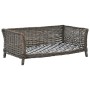 Cesta para perros con cojín sauce natural gris 90x54x35 cm de vidaXL, Camas para perros - Ref: Foro24-170776, Precio: 121,88 ...