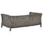 Cesta para perros con cojín sauce natural gris 90x54x35 cm de vidaXL, Camas para perros - Ref: Foro24-170776, Precio: 121,88 ...
