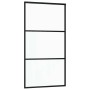 Puerta corredera ESG vidrio y aluminio negra 102x205 cm en Puertas | Comprar online en Foru.es