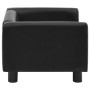Sofá para perros felpa y cuero sintético negro 60x43x30 cm de vidaXL, Camas para perros - Ref: Foro24-170960, Precio: 74,48 €...