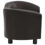 Sofá para perros cuero sintético marrón 67x41x39 cm de vidaXL, Camas para perros - Ref: Foro24-170947, Precio: 78,38 €, Descu...