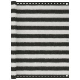 Toldo para balcón HDPE 120x400 cm gris antracita y blanco en Sombrillas | Comprar online en Foru.es