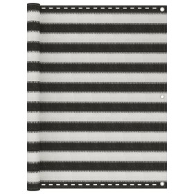 Toldo para balcón HDPE 120x500 cm gris antracita y blanco en Sombrillas | Comprar online en Foru.es