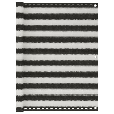 Toldo para balcón HDPE 120x500 cm gris antracita y blanco en Sombrillas | Comprar online en Foru.es