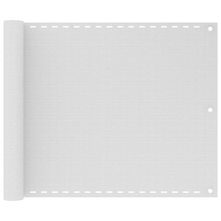 Toldo para balcón HDPE blanco 75x300 cm en Sombrillas | Comprar online en Foru.es