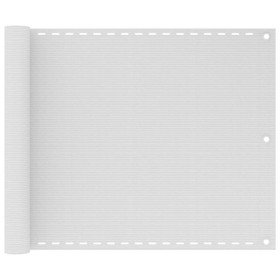 Toldo para balcón HDPE blanco 75x500 cm en Sombrillas | Comprar online en Foru.es