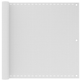 Toldo para balcón HDPE blanco 90x500 cm en Sombrillas | Comprar online en Foru.es