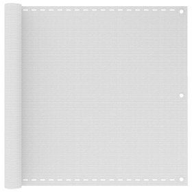 Toldo para balcón HDPE blanco 90x500 cm en Sombrillas | Comprar online en Foru.es