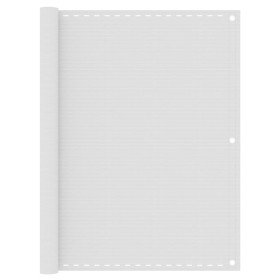 Toldo para balcón HDPE blanco 120x400 cm en Sombrillas | Comprar online en Foru.es