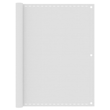Toldo para balcón HDPE blanco 120x400 cm en Sombrillas | Comprar online en Foru.es
