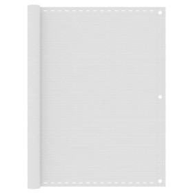 Toldo para balcón HDPE blanco 120x500 cm en Sombrillas | Comprar online en Foru.es