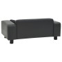 Sofá para perros felpa y cuero sintético gris oscuro 81x43x31cm de vidaXL, Camas para perros - Ref: Foro24-171044, Precio: 97...